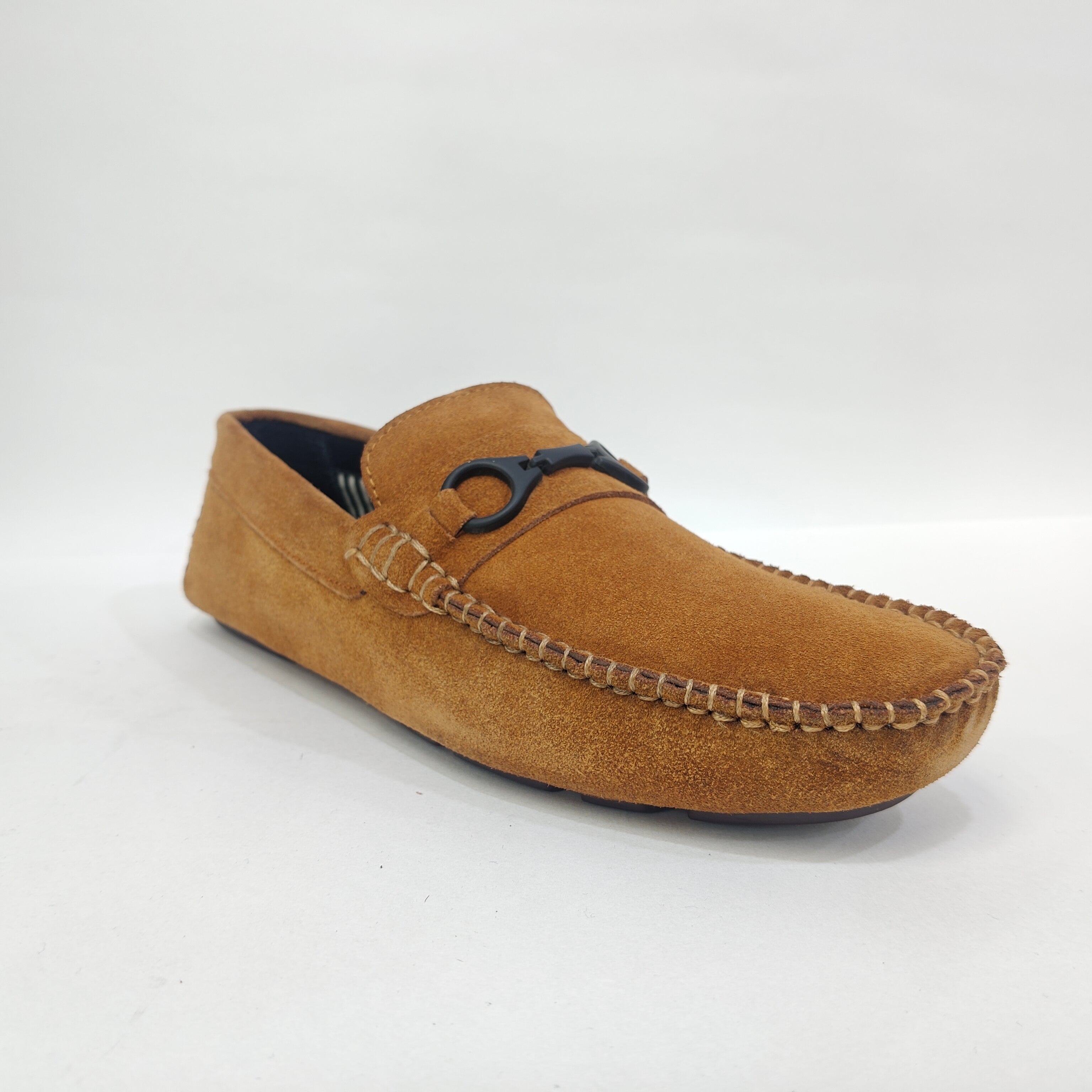 Leather Shoes Men’s Medium Ankle – Blue, Black, Red & Tan
