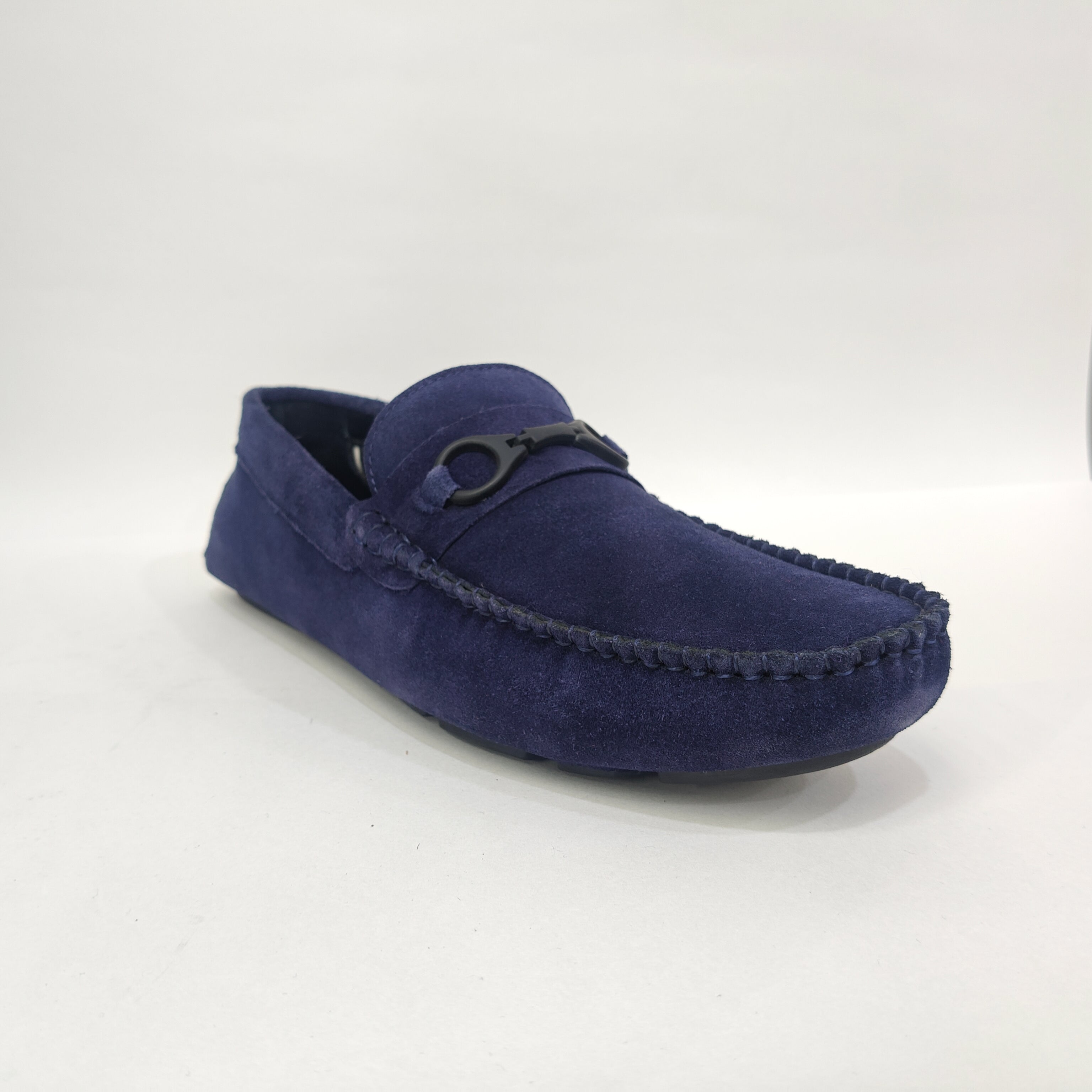 Leather Shoes Men’s Medium Ankle – Blue, Black, Red & Tan