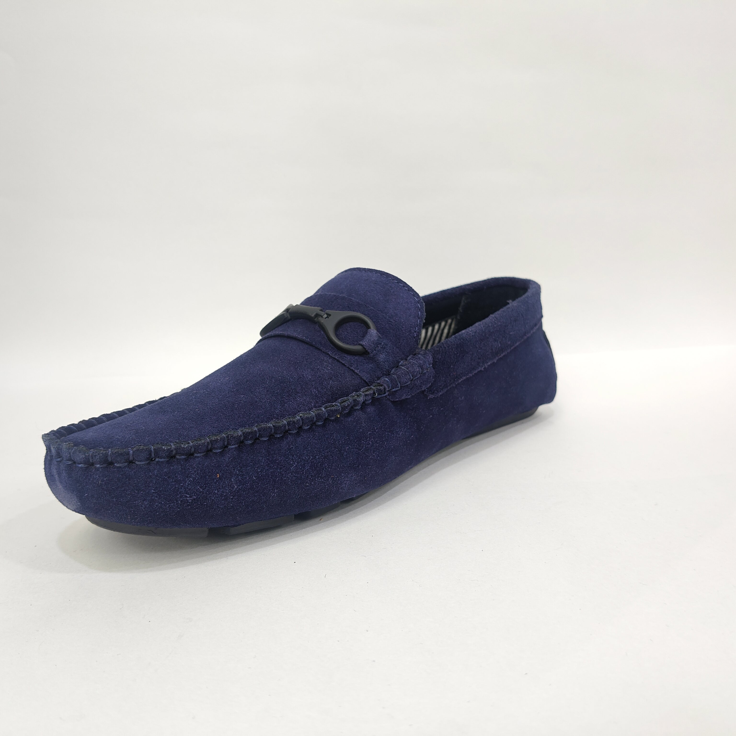 Leather Shoes Men’s Medium Ankle – Blue, Black, Red & Tan
