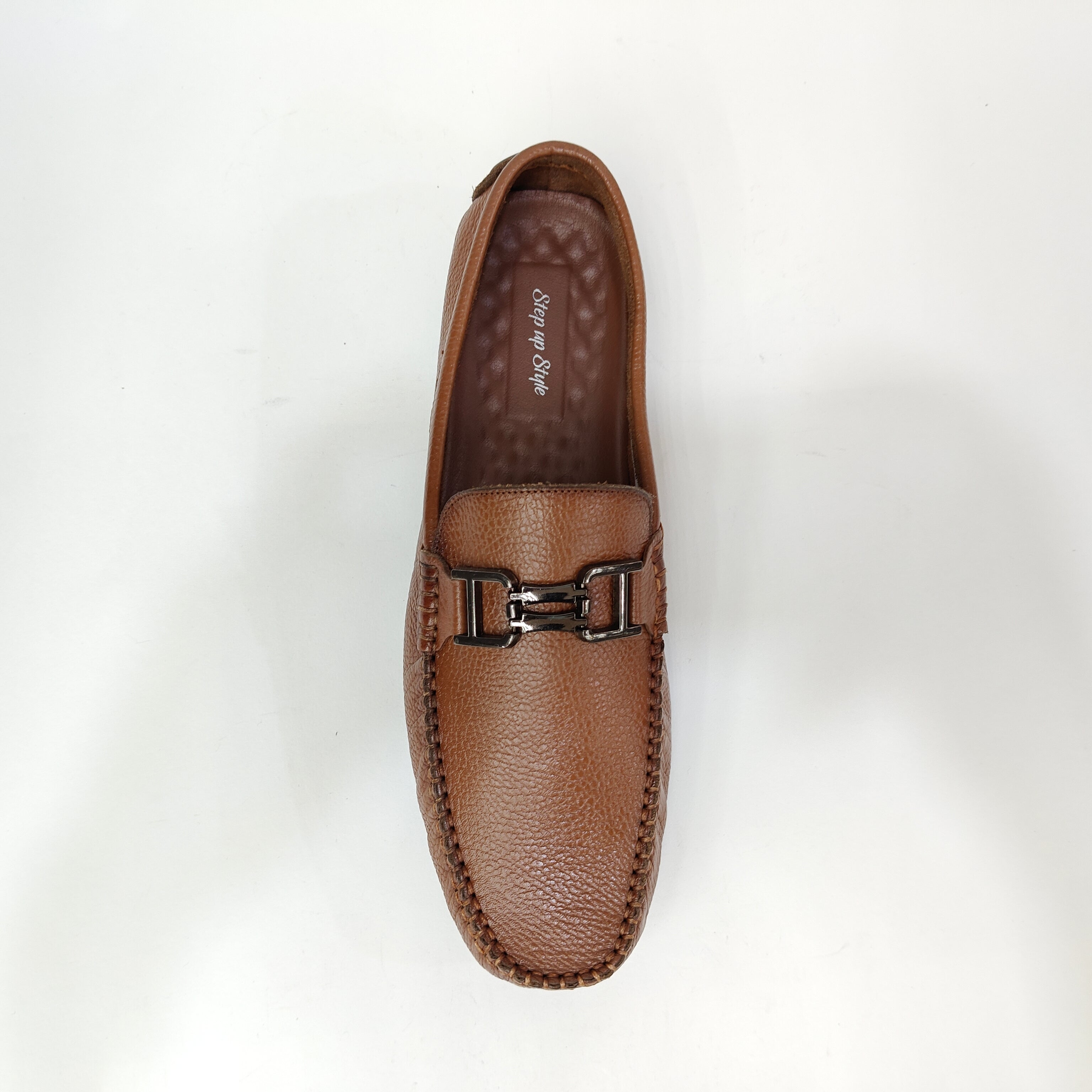 StepUpStyle Men’s Loafer with Rubber Sole – Tan & Black