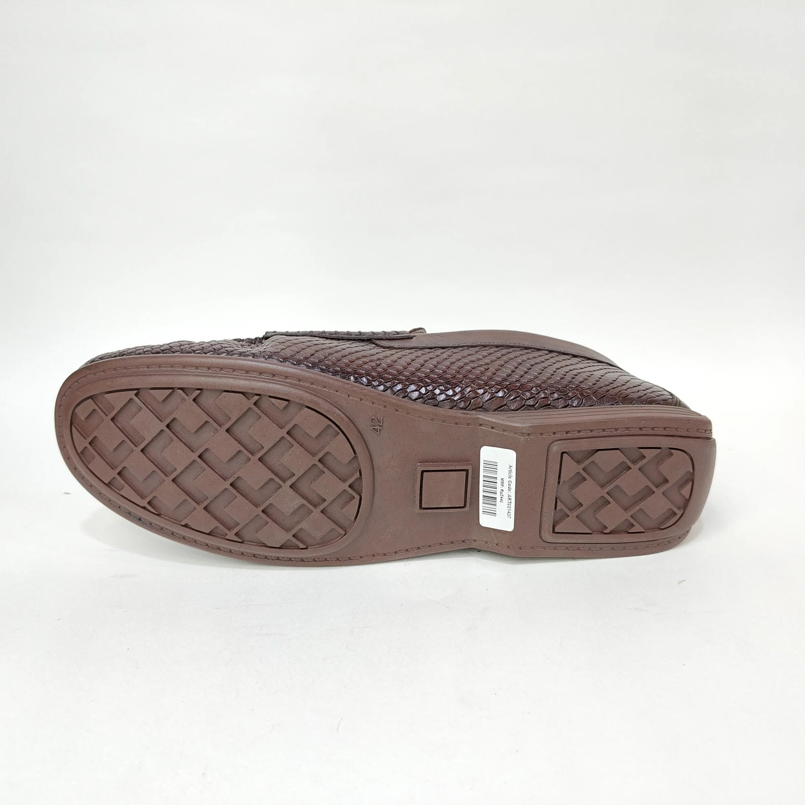 StepUpStyle Men’s Snake Shield Belt Loafer – Black & Brown