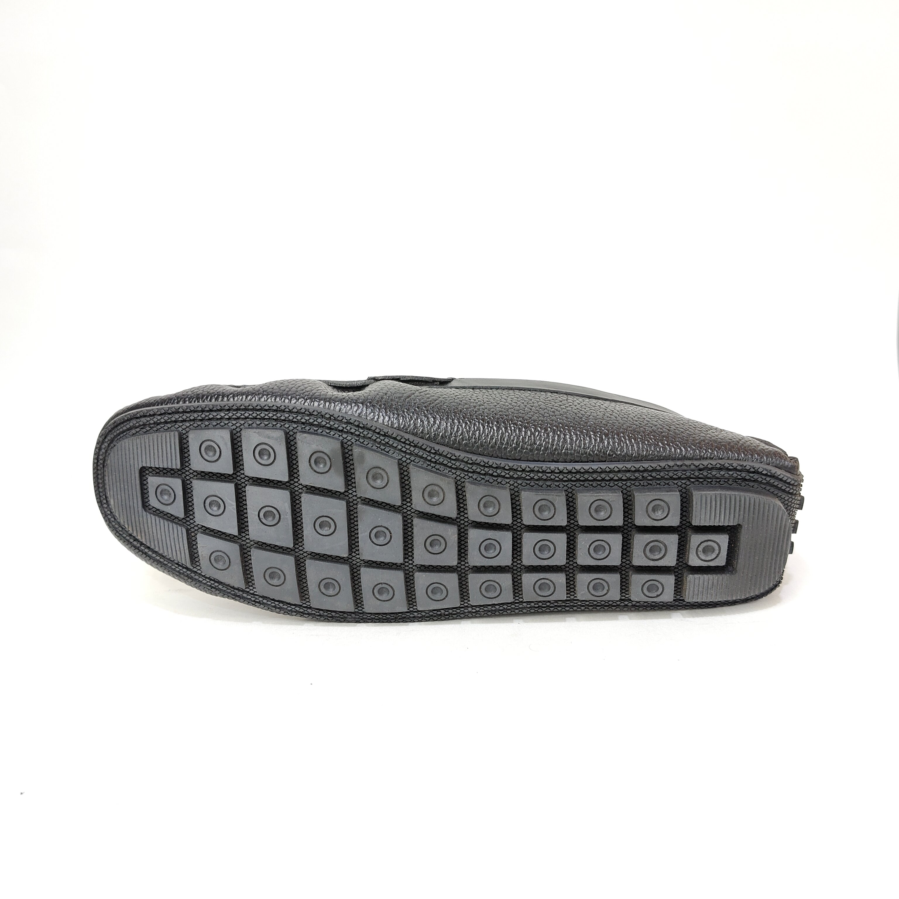 StepUpStyle Men’s Loafer P.D Pattern – Black & Tan